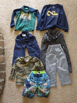 Kids Joe Boxer Garanimals Carter's Okie Dokie Boys 6 Piece Set, 4T 5T Bundle