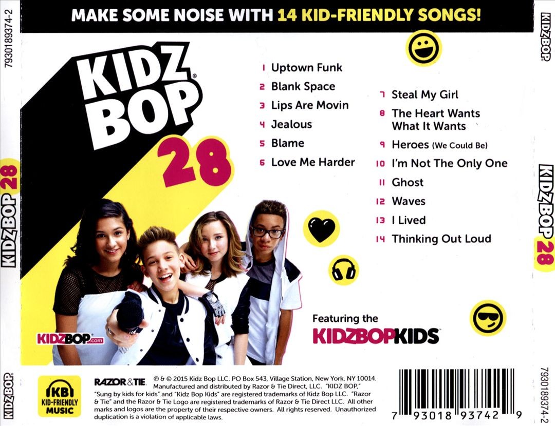 KIDZ BOP KIDS - KIDZ BOP 28 NEW CD 793018937429| eBay