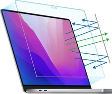 2-Pack Anti-Glare Blue Light Filter Screen Protectors for 2022 MacBook Pro 13
