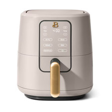 Beautiful 3 Qt Air Fryer with TurboCrisp, Ceramic Nonstick, Porcini Taupe