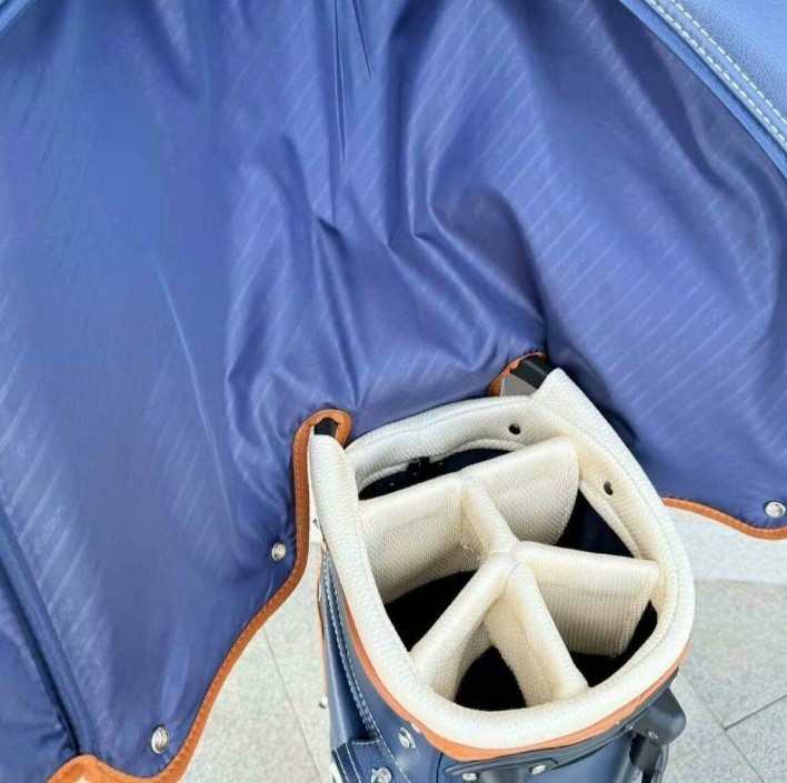 Malbon Golf Caddy Bag Navy 5-flame 3.9kg #GMN077NV | eBay