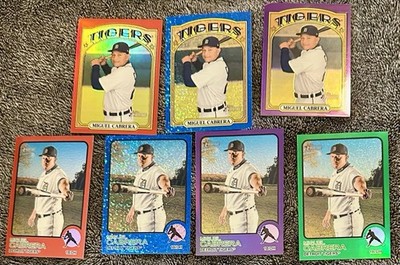 Miguel Cabrera 2021/2022 TOPPS Heritage Chrome SP Color Variations Thicker