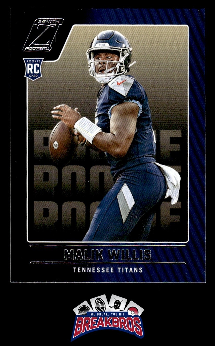 2022 Zenith #103 Malik Willis Red Zone