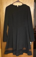 SHEIN Women's Black Long Sleeve Party Dress. Size Large.