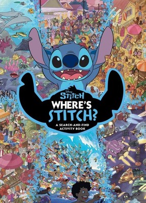Where's Stitch?: A Search-and-Find Activity Book (Disney Stitch) Hardcover Book