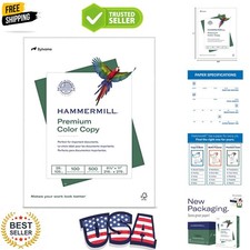 Printer Paper, Color 28 lb Copy Paper, 8.5 x 11 - 1 Ream 500 Sheets - 100 Br...