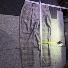 Nine West pants size 8 women’s plaid straight leg slacks dress Pant pleaded