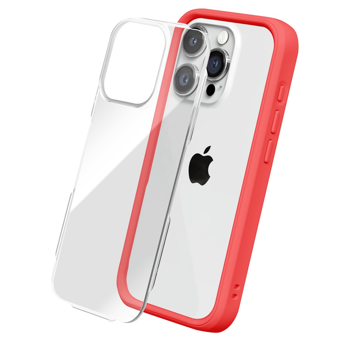 Coque Rhinoshield iPhone 15 Pro Max rouge Mod NX modulaire rigide
