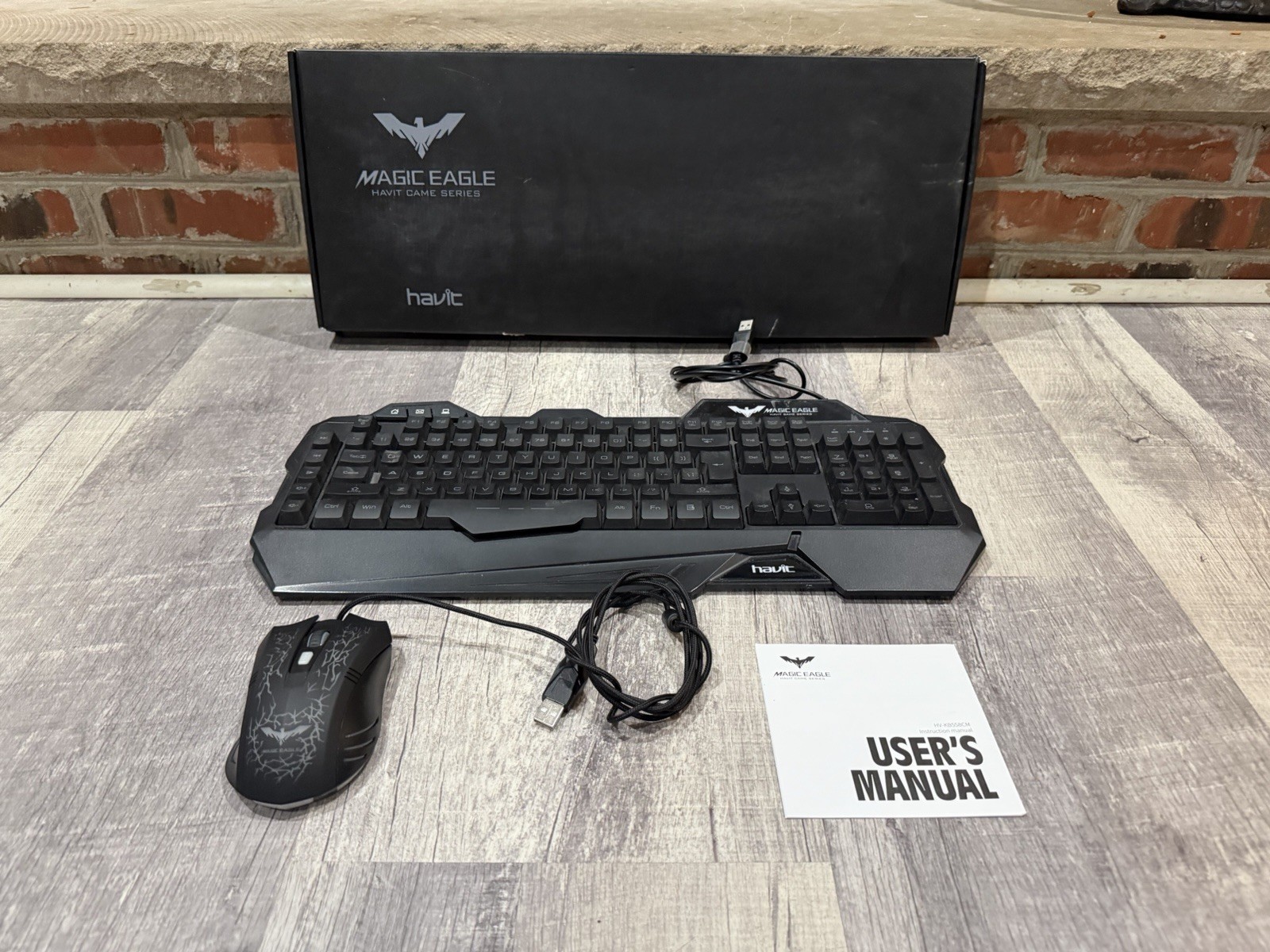 Havit Magic Eagle Game Series Model #HV-KB558CM Keyboard & M