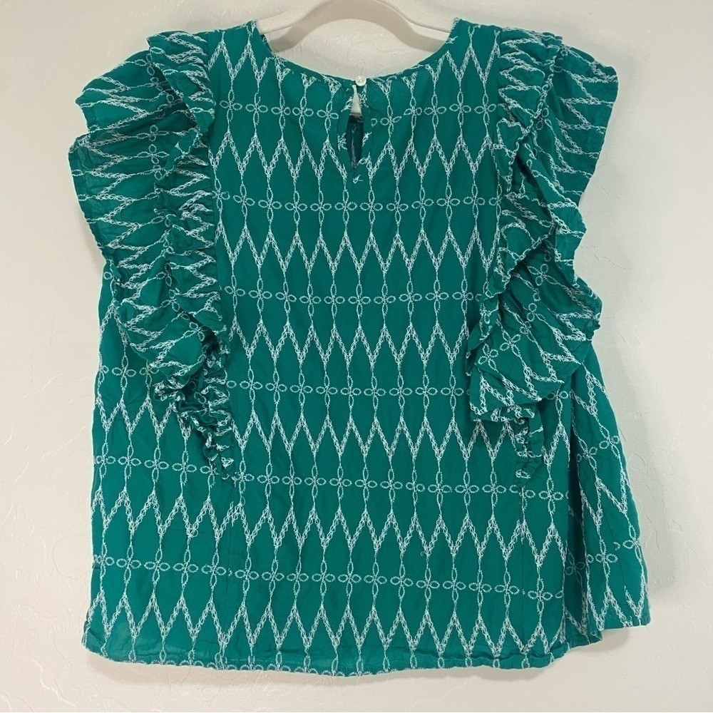 Universal Thread Green with White Thread Stitchin… - image 5