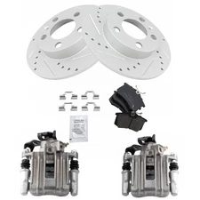 TRQ BKA19257 Brake Kit For Volkswagen Beetle 1998-2010 Rear 1H0698451F