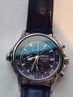 Seiko The Great Blue Chronograph 100m Quartz Men's Watch 7T62-0A20 Rare Vintage