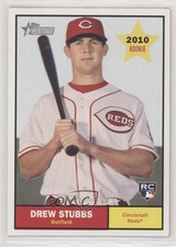 2010 Topps Heritage Drew Stubbs #156 rg5