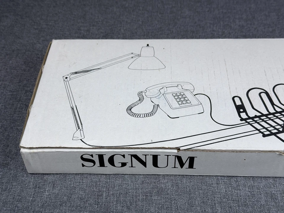 NEW IKEA SIGNUM Under Desk Mount Cable Management Tray Silver Steel Wire 28 5/8" - Image 2 of 4