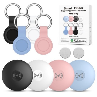 Air Tracker Tags-4 Pack Work with Apple Find My (iOS Only): Bluetooth Tracker...