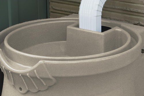 Good Ideas RWURN50-SAN 50 Gallon Rain Water Saver Wizard Barrel Urn, Sandstone - Picture 10 of 11