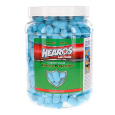 HEAROS Xtreme Protection Foam Ear Plugs, 33dB NRR 33, 200 Pairs Blue 