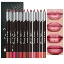 12pcs Matte Lip Liner Set Long Lasting Lipstick Pencil Makeup Kit - NEW
