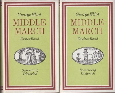 Sammlung Dieterich 381, Middlemarch, Eliot, George. 2 Bände, 1979