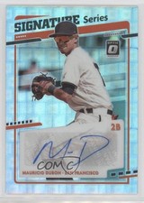2020 Panini Donruss Optic Blue Pandora Prizm 5/25 Mauricio Dubon Auto 11n6