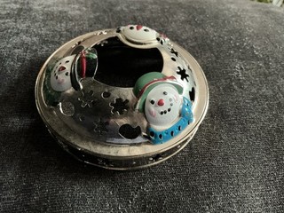 Yankee Candle Snowmen And Stars Illuma Lid ☃️⭐️