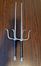 18" pair of Sai. Traditional Okinawan Martial Arts Weapons.