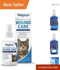 Cat Wound Care Spray Feline Skin Repair Itch Relief for Wounds 3 Oz