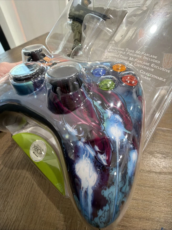 Mando Inalámbrico Edición Limitada Halo 3 Xbox 360 + Figura Todd McFarlane Foto 4 de 4