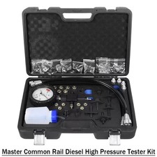 Master Common Fuel Rail Diesel High Pressure Tester Test Kit Injector Pipe &Case