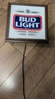 Vintage Bud Light light up beer sign Bud 13.5”x13.5 Beautiful Near Perfect*Rare* — photo 3