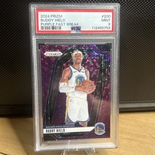 2024 Prizm Buddy Hield Purple Fast Break /49 Golden State Warriors