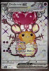 Dedenne ex 239/193 Paldea Evolved Full Art Ultra Rare Holo