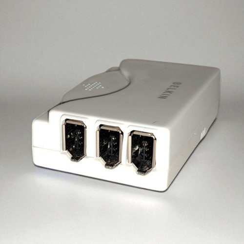 Belkin F5U526 Firewire 6-port (repeater) firewire Hub 6x6 pin w/ Power Adaptor - Picture 3 of 5