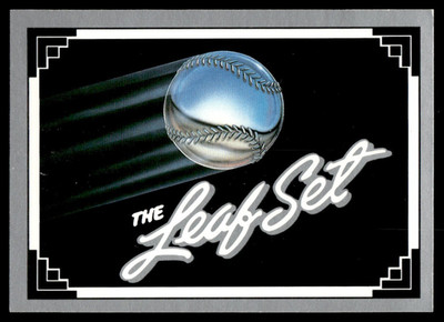 1991 Leaf Baseball Cards #'s 201-400 You pick NMMT + Free Shipping!