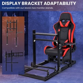 Minneer 3060Aluminum Profile Racing Simulator Cockpit with Seat Fit Logitech G29