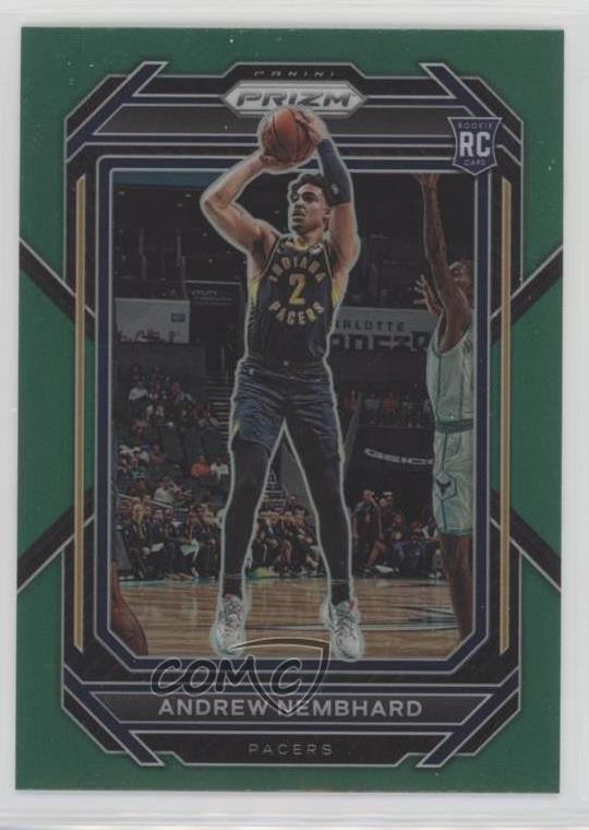 2022-23 Panini Prizm Green Prizm Andrew Nembhard #227 1c35