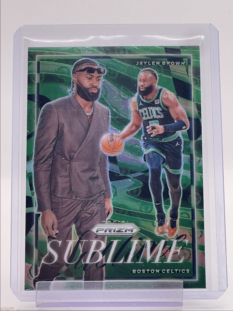 JAYLEN BROWN 2024-25 PANINI PRIZM SUBLIME SILVER SSP CELTICS Q5576