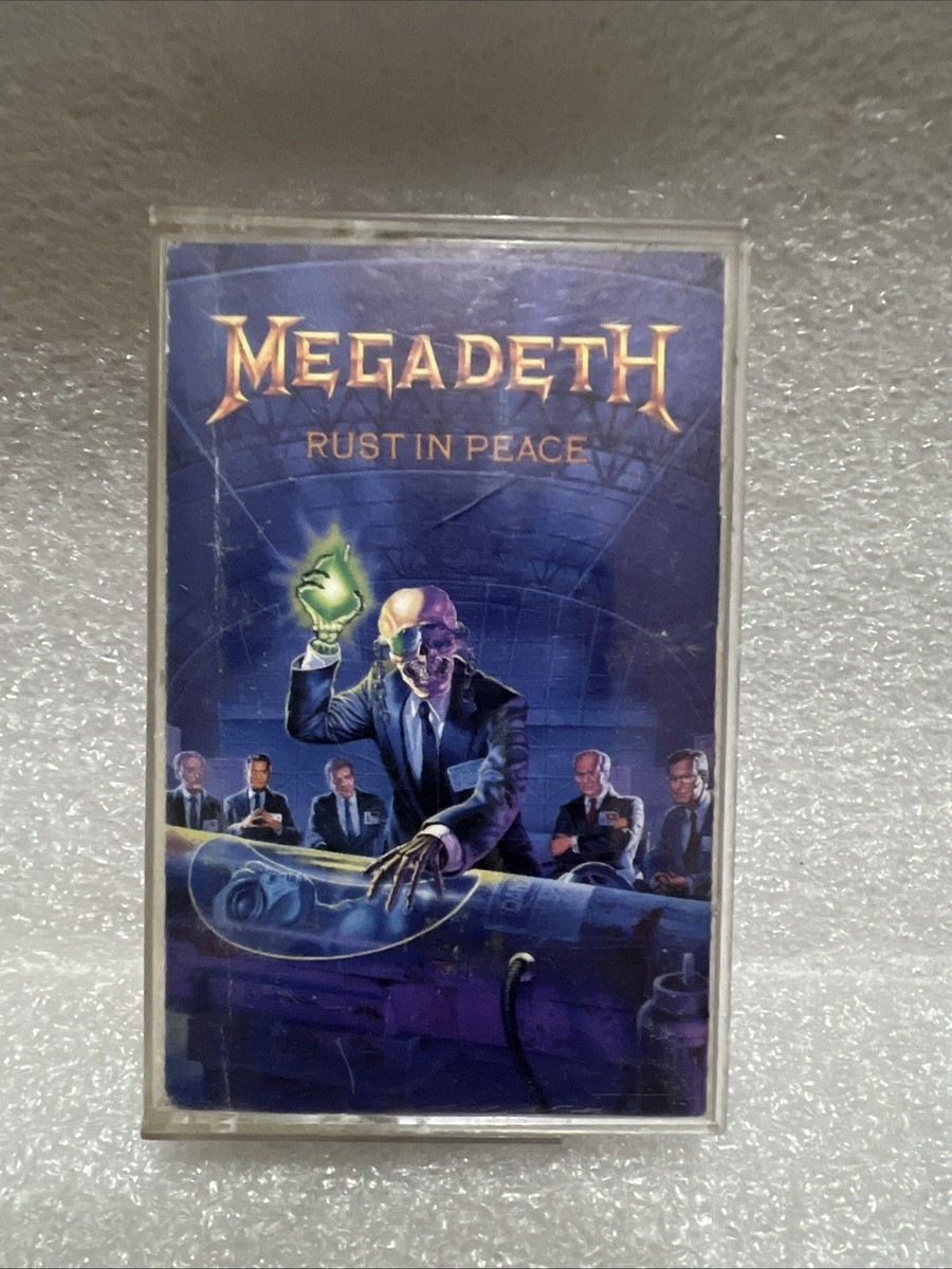 Pre-owned~Megadeth - Rust In Peace (Cassette, 1990) Capitol C4