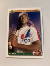 1992 Upper Deck Top Prospect Rondell White Montreal Expos 