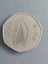 Eire Fifty Pence Coin 1983 Irish 50p