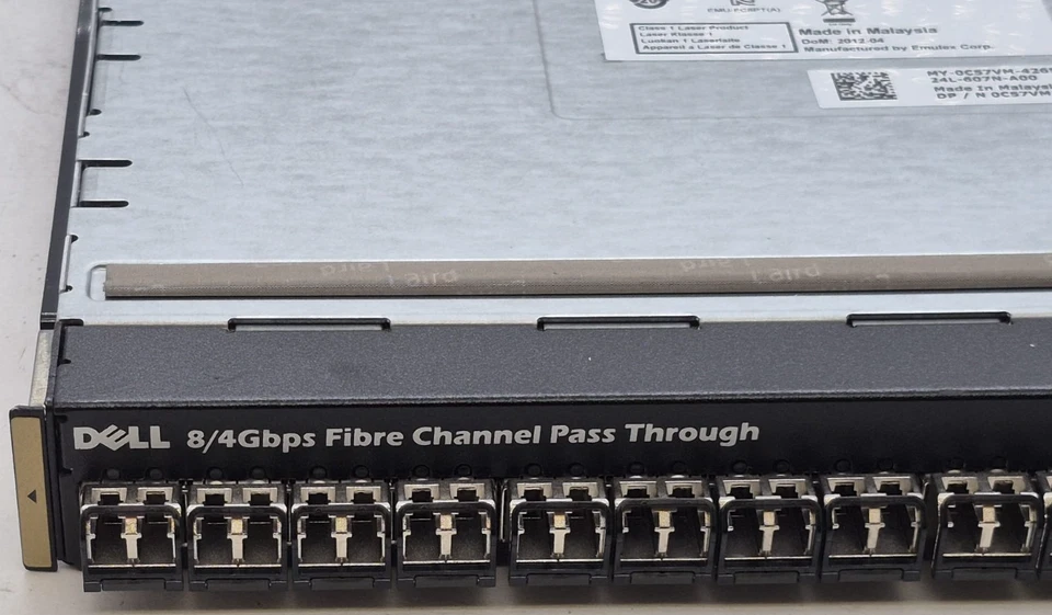 C57VM Dell M1000e 8/4Gbps 16 Port Fibre Channel Pass Through Module - Image 2 of 4