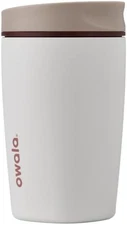 Owala Smoothsip Slider Insulated Stainless Steel Coffee Tumbler, Reusable Iced C