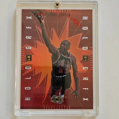 1998-99 Upper Deck Ionix Hologrfx Michael Jordan #MJ5 Chicago Bulls Insert