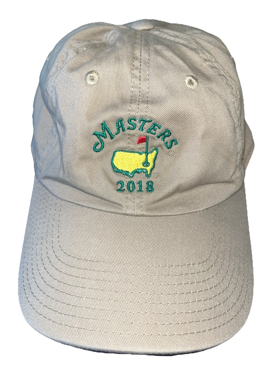 Masters Golf Cap 2018 Hat Khaki Tan Adjustable American  display picture 1