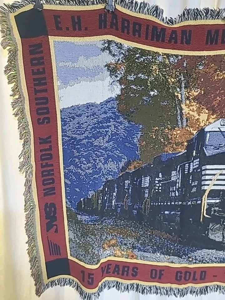 Harriman Safety Medal Norfolk Southern Train 2003 tapiz manta trenes Foto 3 de 4
