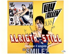 Lily Allen Signed Autographed 11x14 Photo Smile ACOA