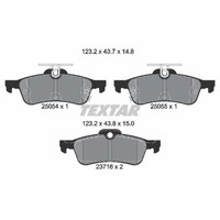 Textar BremsbeläGe Bremsbelegsatz Hinten FüR Honda Civic IX
