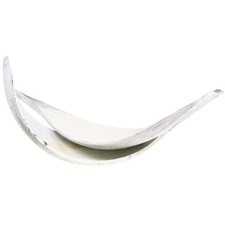 Kokosschale Deko Kokosblatt Wei&szlig; gewaschen 500g