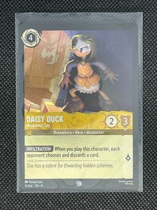 Daisy Duck - Musketeer Spy 11/204 Disney Lorcana Fabled COMMON FOIL
