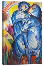 Leinwandbild Der Turm der blauen Pferde - Franz Marc